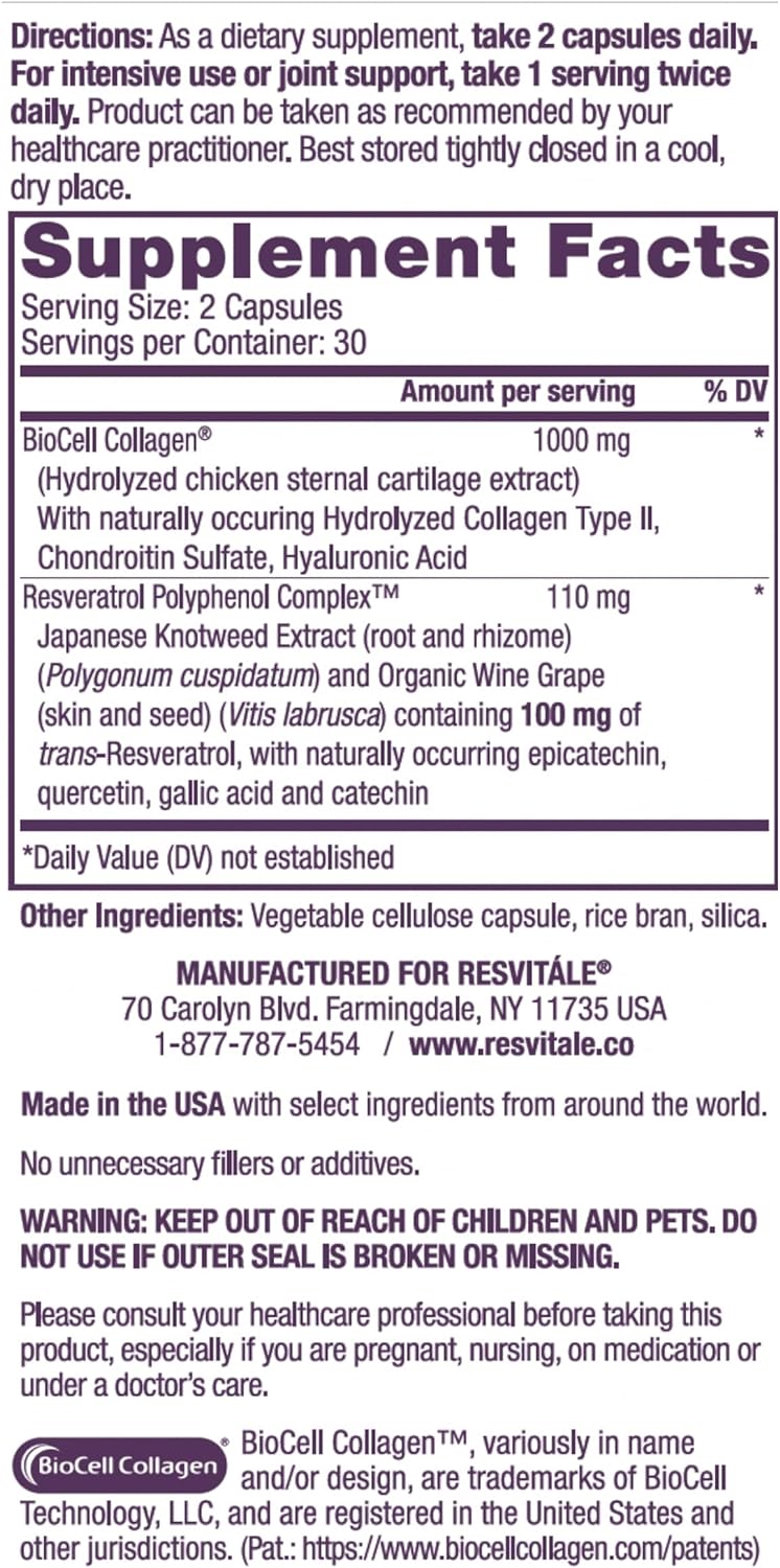 ResVitále - Collagen Enhance - 60 Capsules