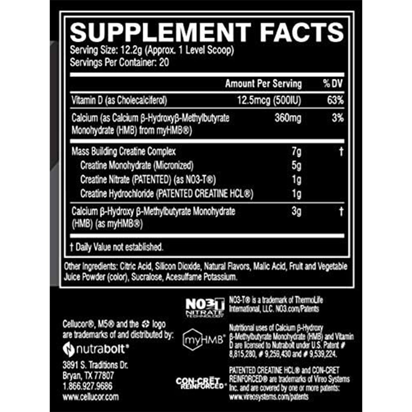 Cellucor - M5 Ultimate - Creatine - 20 Servings - Fruit Punch