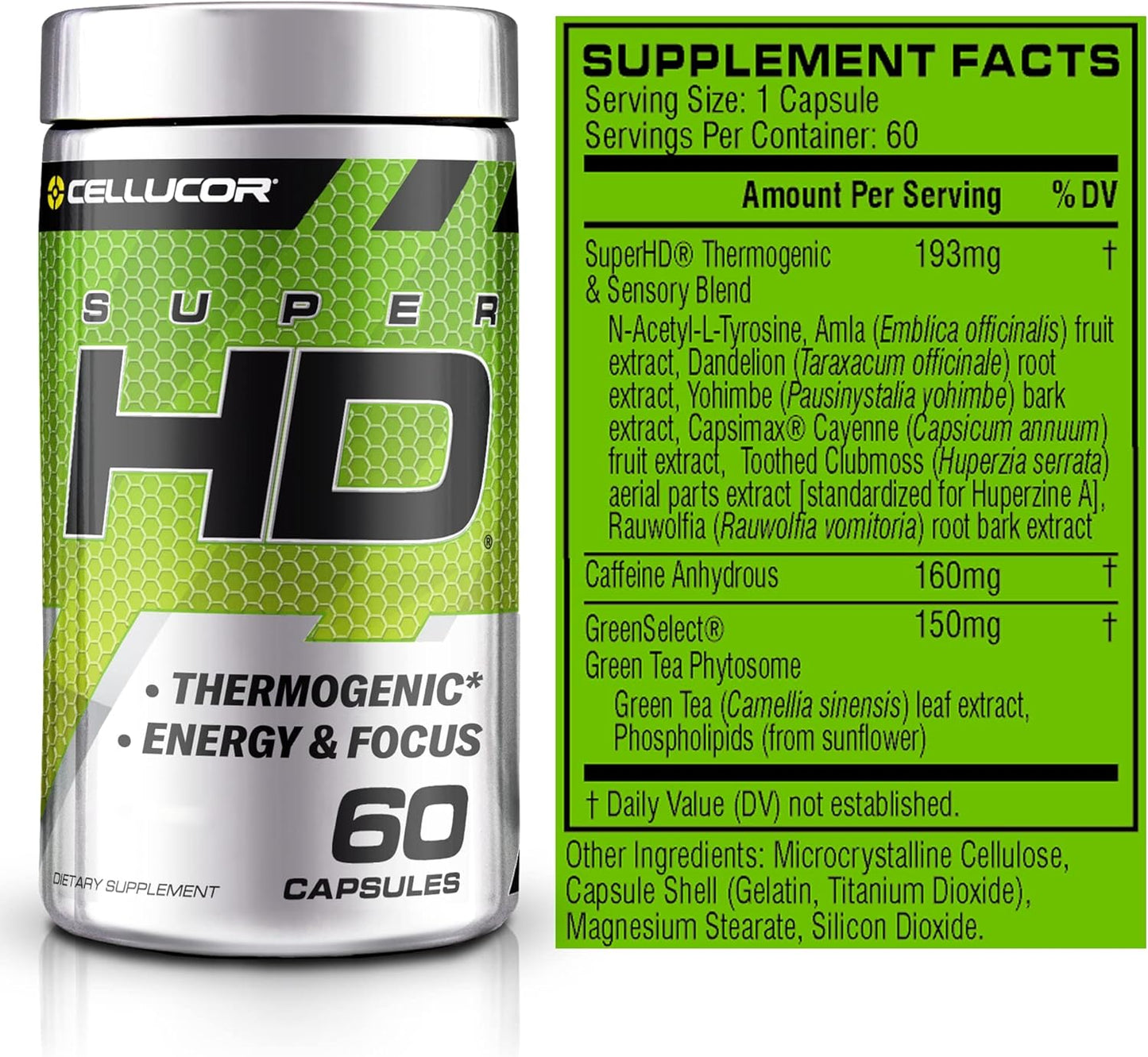 Cellucor - Super HD ID Series - 60 Capsules