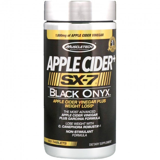 Muscletech Black Onyx SX- 7 SERIES APPLE CIDER - HYDROXYCUT GUMMIES 150 Caps