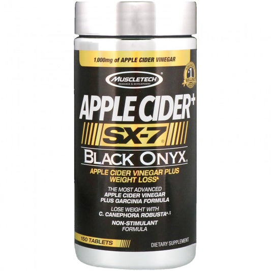 Muscletech Black Onyx SX- 7 SERIES APPLE CIDER - HYDROXYCUT GUMMIES 150 Caps