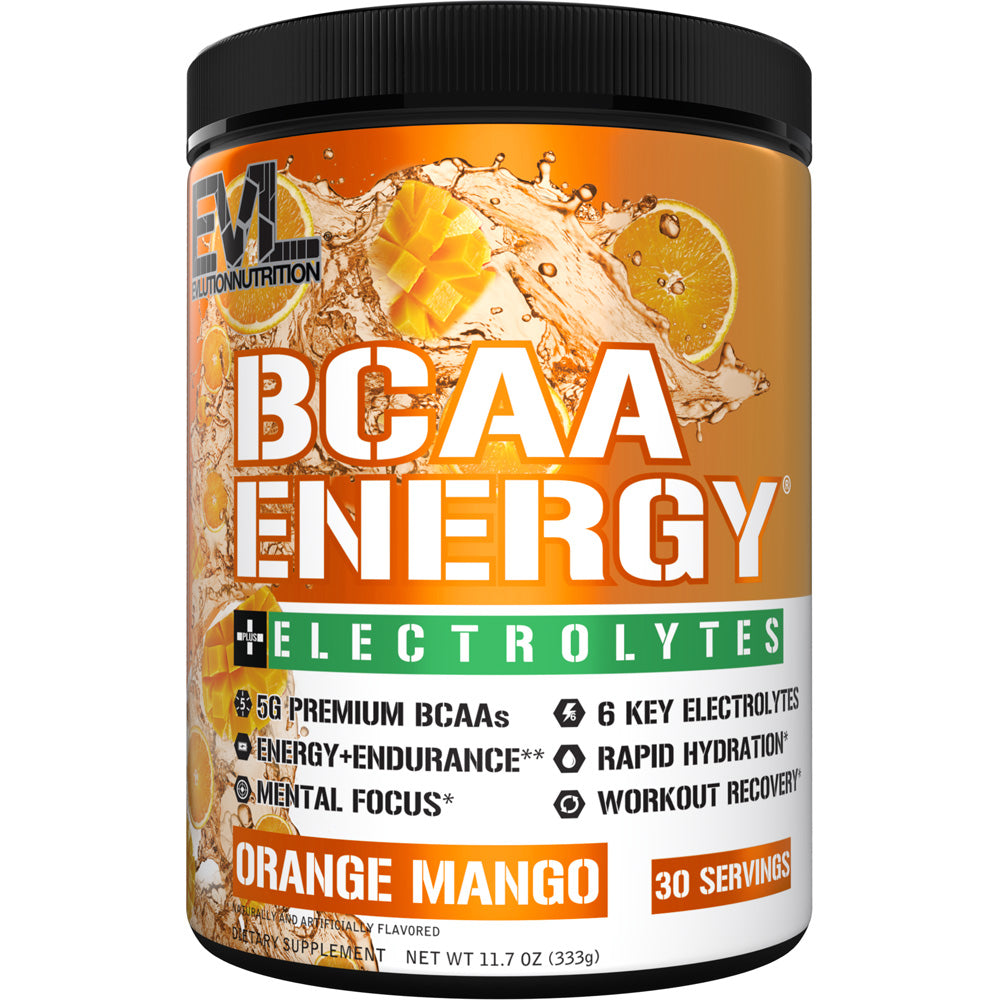 EVL Nutrition - BCAA Energy + Electrolytes - 30 Servings - All Flavors