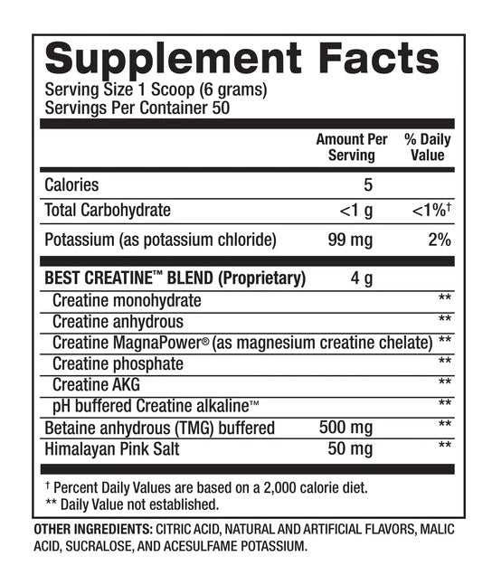 BPI Sports - Best Creatine – Creatine Monohydrate – All Flavors