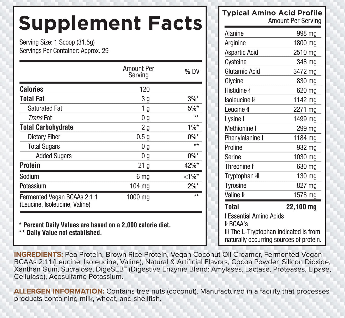 Core Nutritionals - VEGAN - Plant-Based Protein Blend - 29 Servings - ALL Flavors